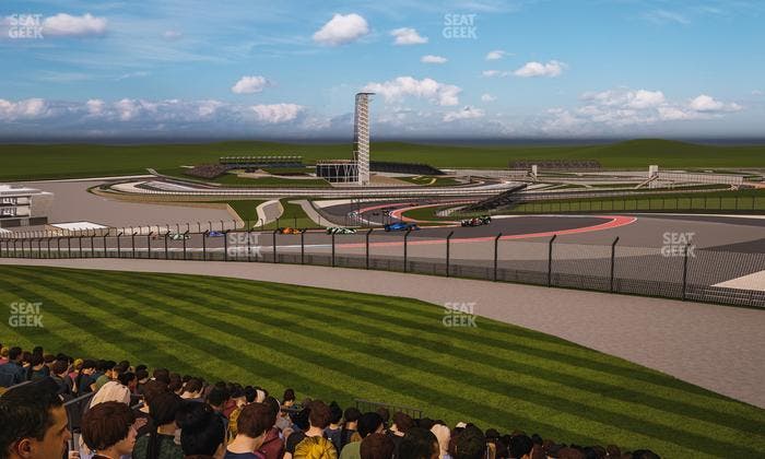 Circuit of The Americas - Section Turn 1 Grandstand 6 Seat View