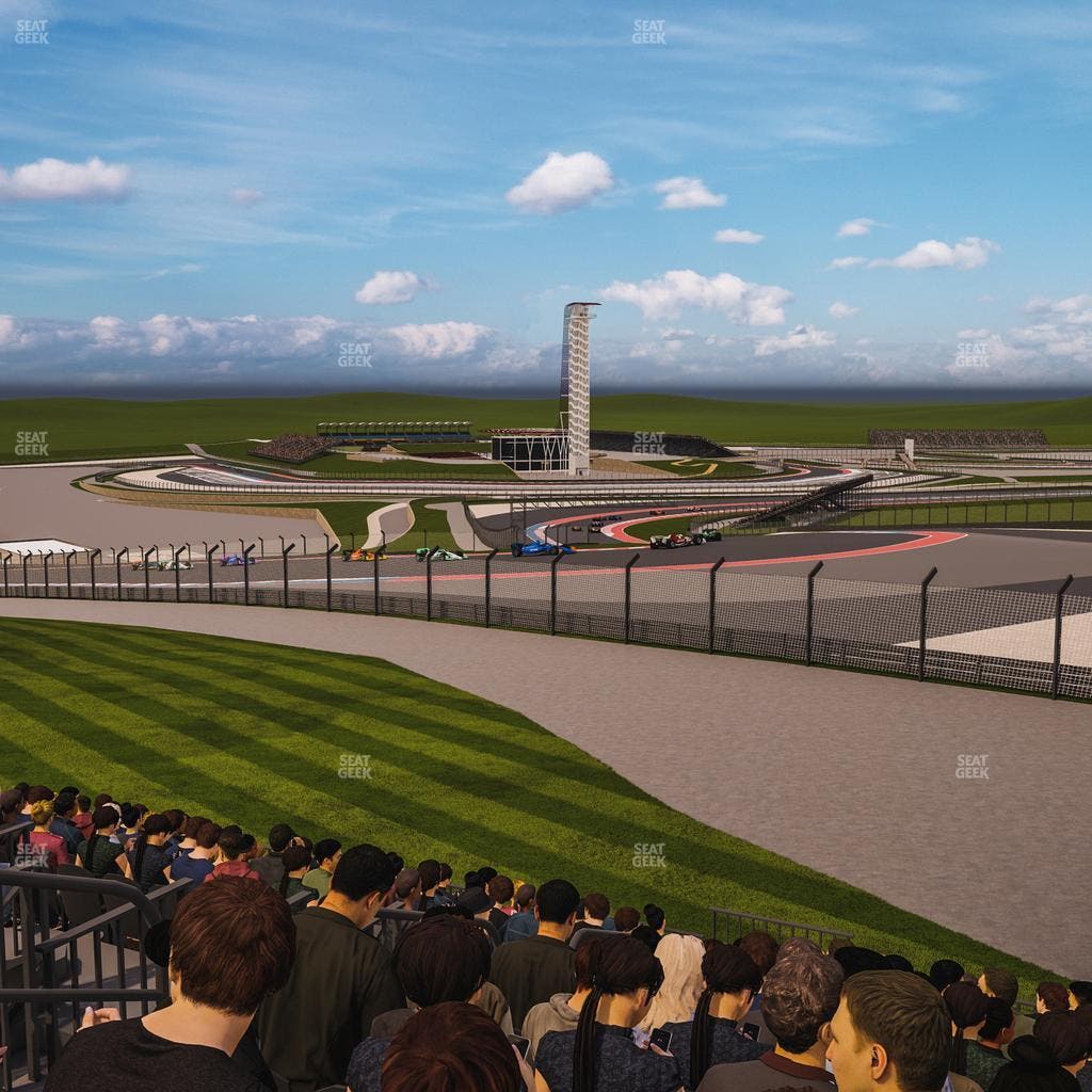 Circuit of The Americas - Section Turn 1 Grandstand 7 Seat View