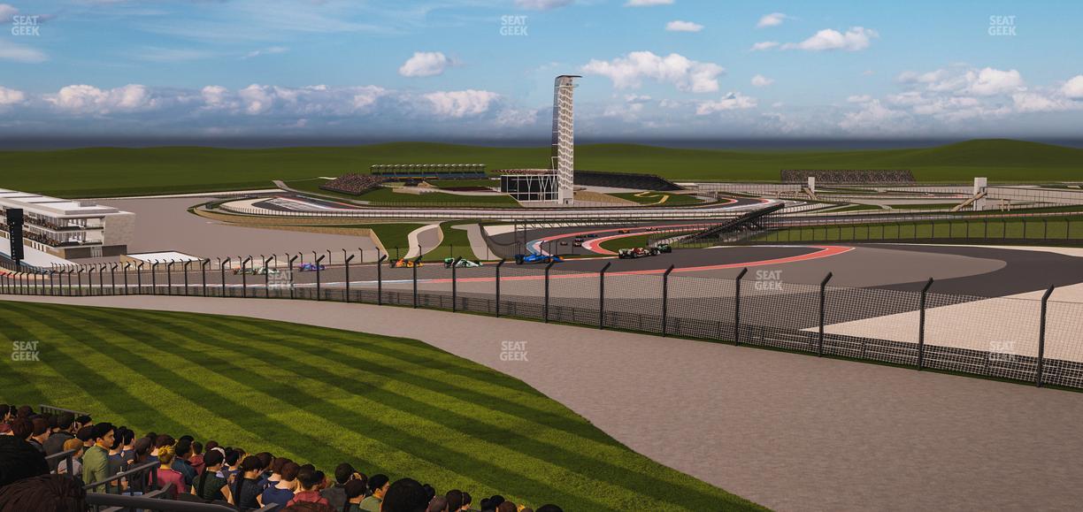 Circuit of The Americas - Section Turn 1 Grandstand 7 Seat View