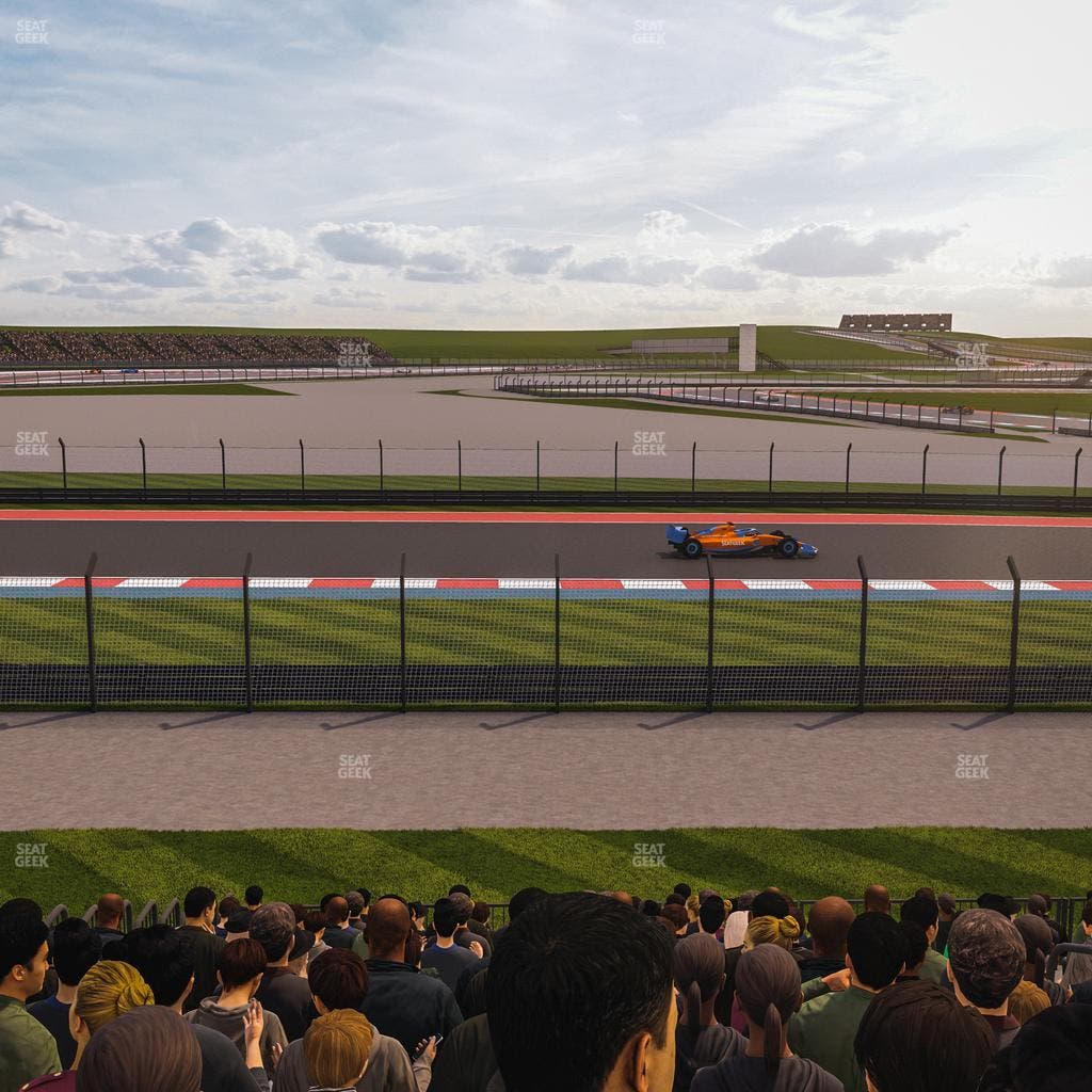 Circuit of The Americas - Section Turn 12 Bleachers 1 Seat View