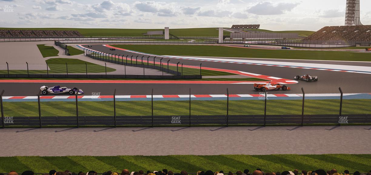 Circuit of The Americas - Section Turn 12 Bleachers 10 Seat View