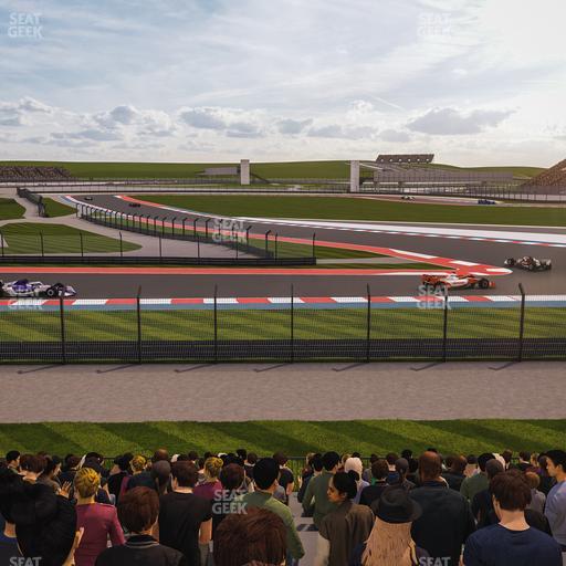 Circuit of The Americas - Section Turn 12 Bleachers 10 Seat View