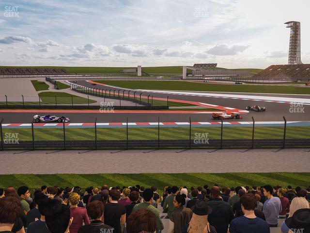 Circuit of The Americas - Section Turn 12 Bleachers 10 Seat View