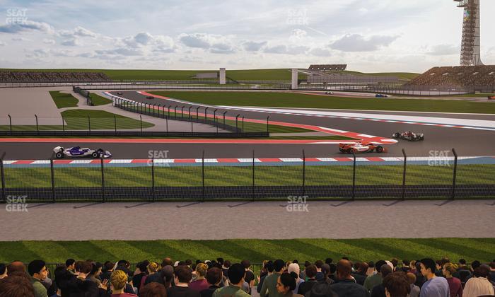 Circuit of The Americas - Section Turn 12 Bleachers 10 Seat View