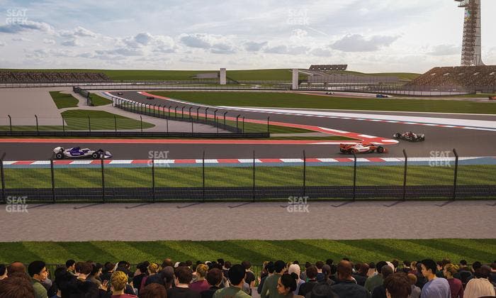 Circuit of The Americas - Section Turn 12 Bleachers 10 Seat View
