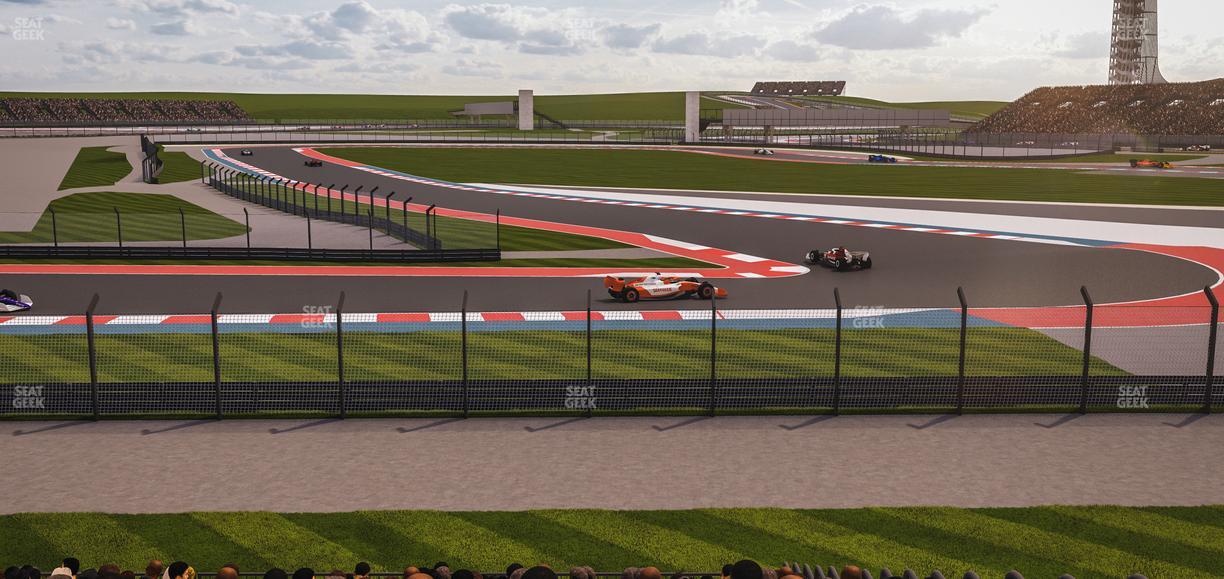 Circuit of The Americas - Section Turn 12 Bleachers 11 Seat View