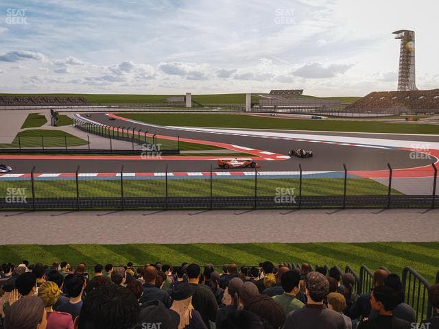 Circuit of The Americas - Section Turn 12 Bleachers 11 Seat View