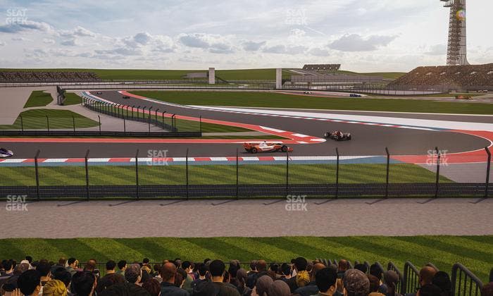 Circuit of The Americas - Section Turn 12 Bleachers 11 Seat View