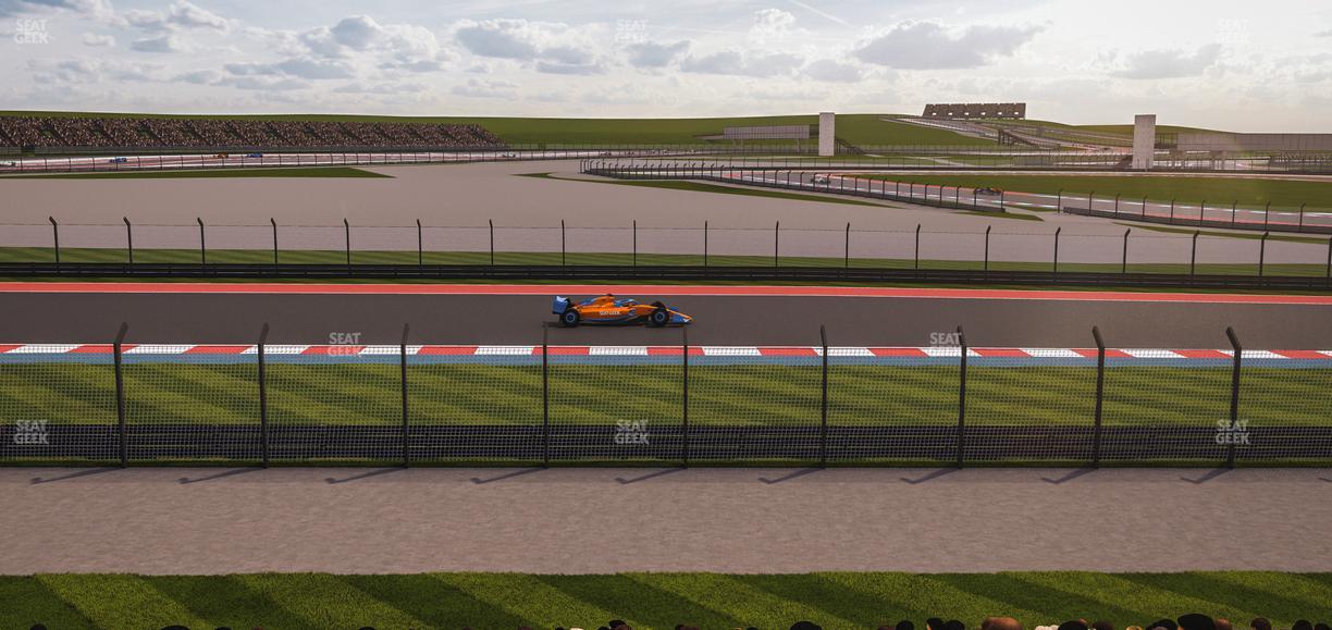 Circuit of The Americas - Section Turn 12 Bleachers 2 Seat View
