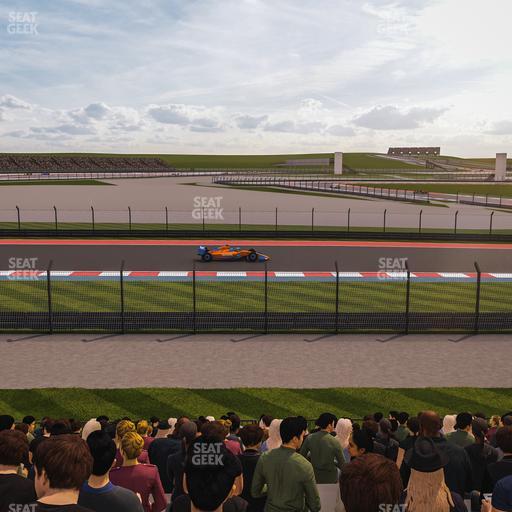 Circuit of The Americas - Section Turn 12 Bleachers 2 Seat View