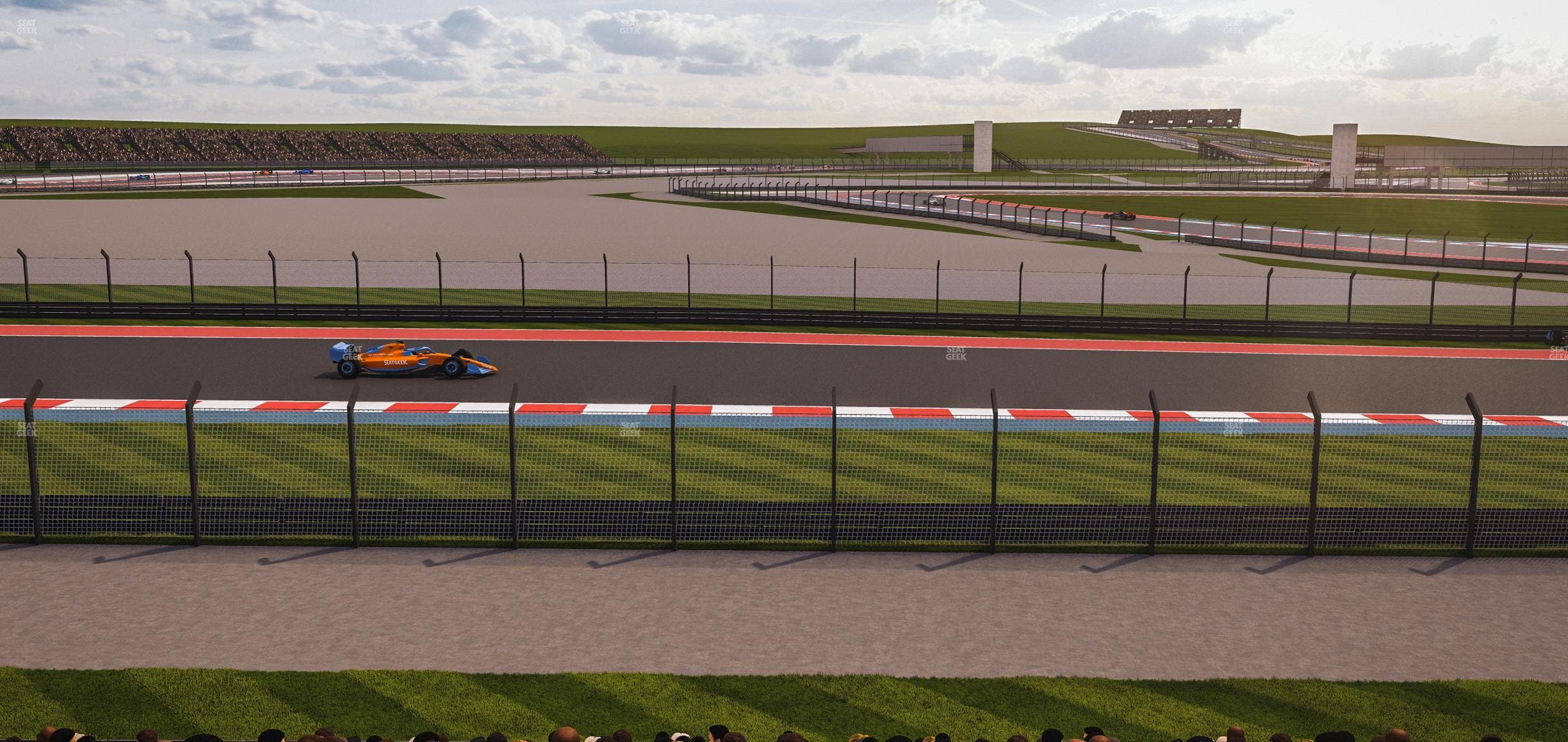 Circuit of The Americas - Section Turn 12 Bleachers 3 Seat View