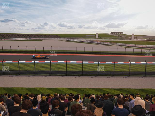 Circuit of The Americas - Section Turn 12 Bleachers 3 Seat View