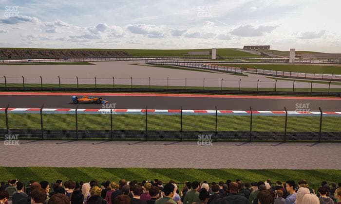 Circuit of The Americas - Section Turn 12 Bleachers 3 Seat View