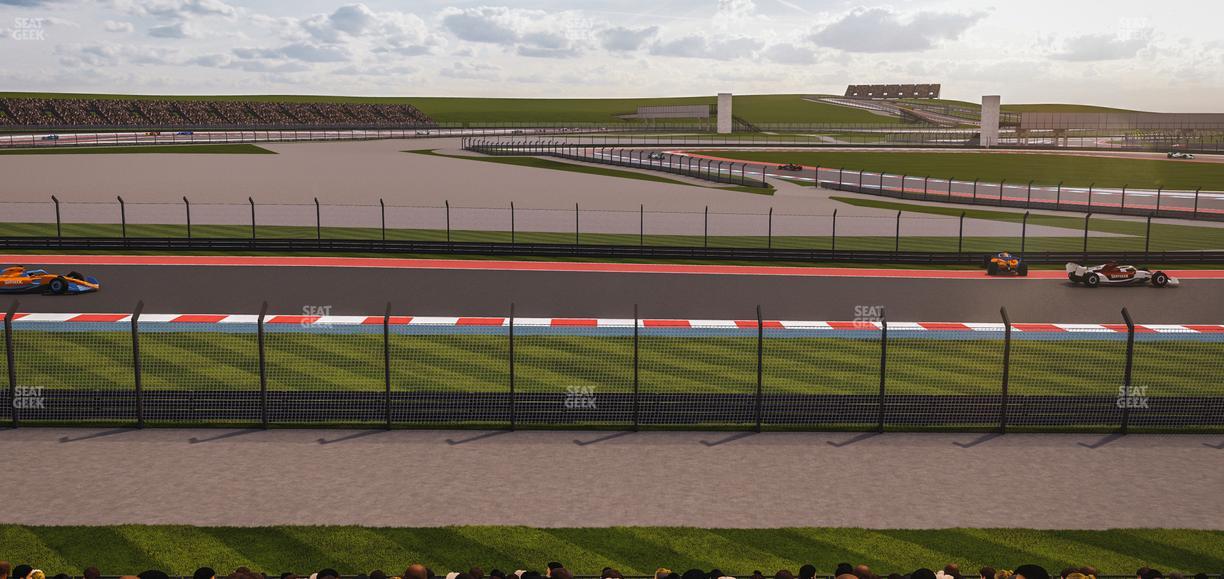 Circuit of The Americas - Section Turn 12 Bleachers 4 Seat View