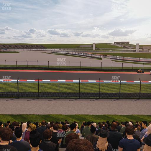 Circuit of The Americas - Section Turn 12 Bleachers 4 Seat View