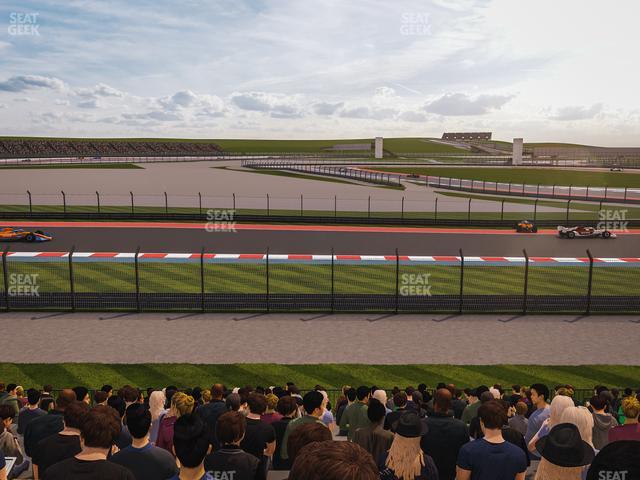 Circuit of The Americas - Section Turn 12 Bleachers 4 Seat View