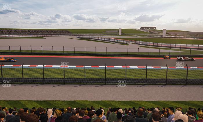 Circuit of The Americas - Section Turn 12 Bleachers 4 Seat View
