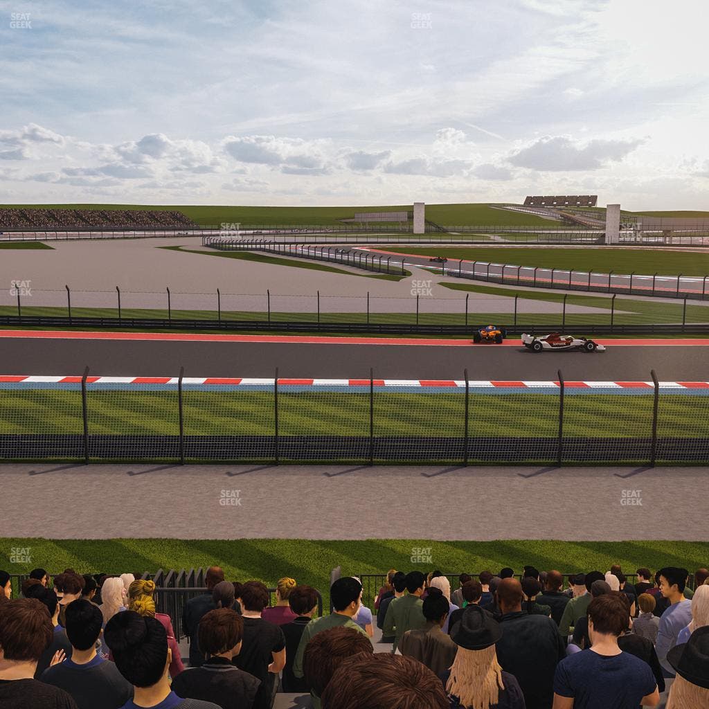 Circuit of The Americas - Section Turn 12 Bleachers 5 Seat View