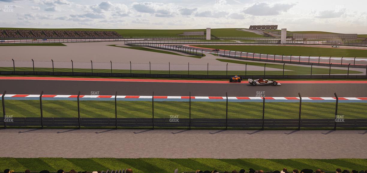 Circuit of The Americas - Section Turn 12 Bleachers 5 Seat View