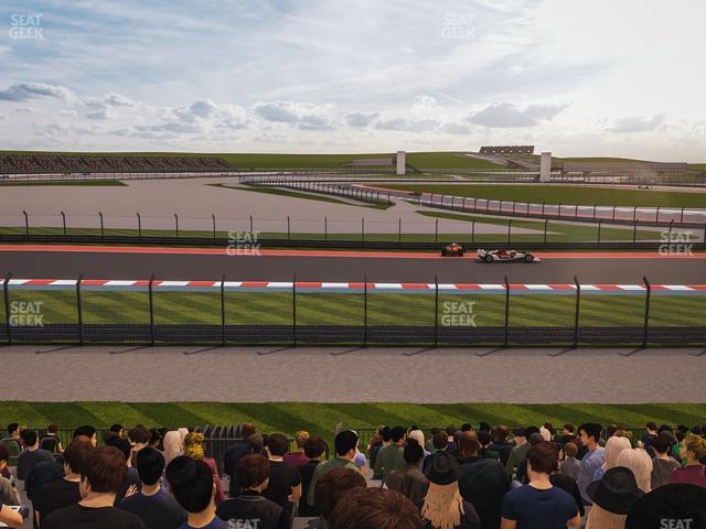Circuit of The Americas - Section Turn 12 Bleachers 5 Seat View