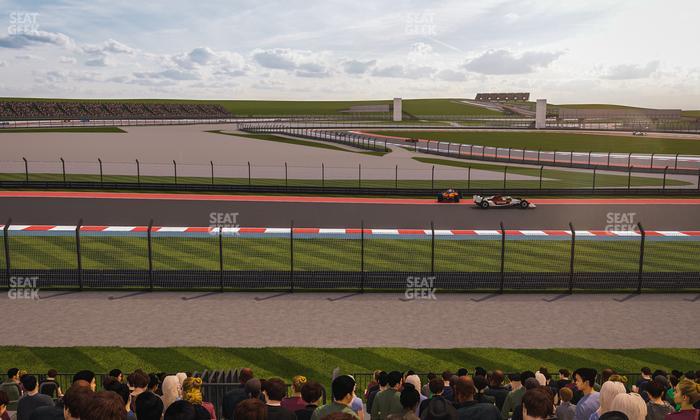 Circuit of The Americas - Section Turn 12 Bleachers 5 Seat View