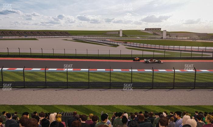 Circuit of The Americas - Section Turn 12 Bleachers 5 Seat View