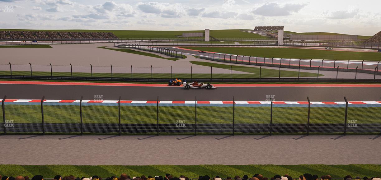 Circuit of The Americas - Section Turn 12 Bleachers 6 Seat View