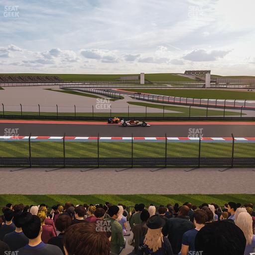 Circuit of The Americas - Section Turn 12 Bleachers 6 Seat View