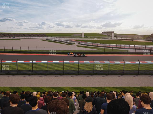 Circuit of The Americas - Section Turn 12 Bleachers 6 Seat View