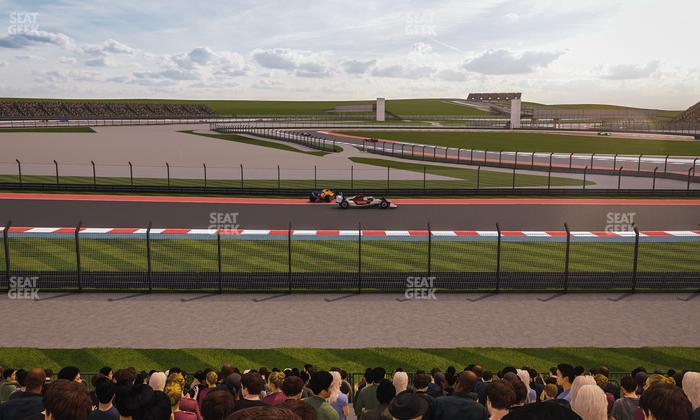 Circuit of The Americas - Section Turn 12 Bleachers 6 Seat View