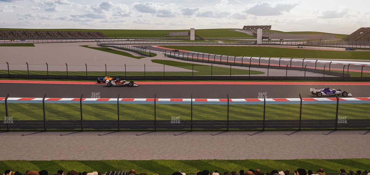 Circuit of The Americas - Section Turn 12 Bleachers 7 Seat View