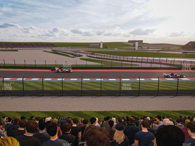 Circuit of The Americas - Section Turn 12 Bleachers 7 Seat View
