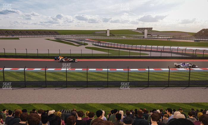 Circuit of The Americas - Section Turn 12 Bleachers 7 Seat View