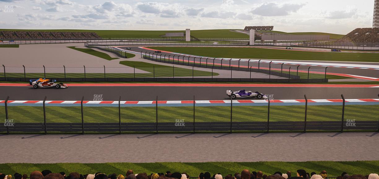 Circuit of The Americas - Section Turn 12 Bleachers 8 Seat View