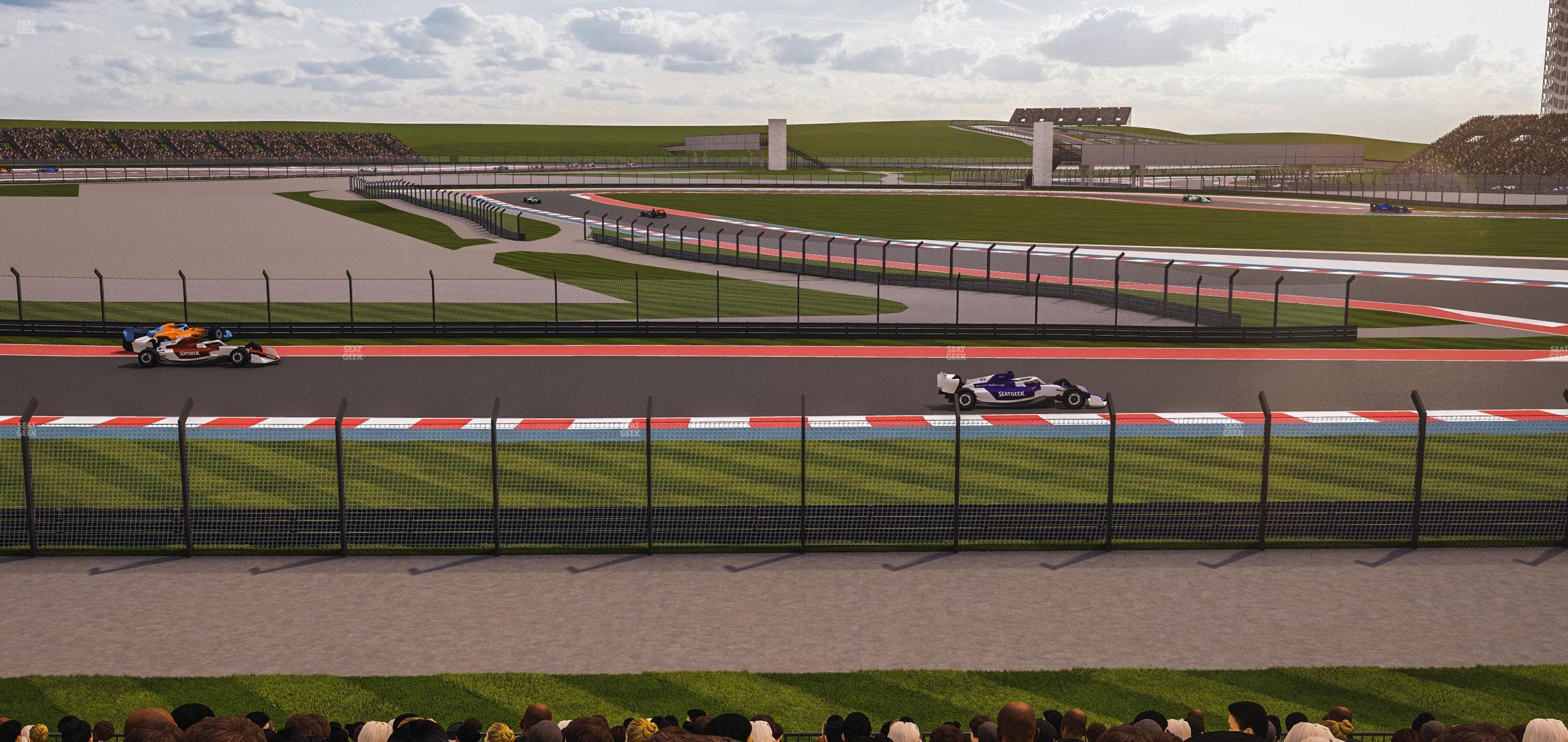 Circuit of The Americas - Section Turn 12 Bleachers 8 Seat View