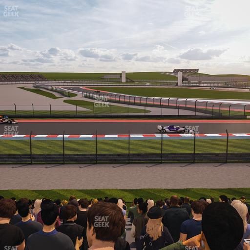Circuit of The Americas - Section Turn 12 Bleachers 8 Seat View