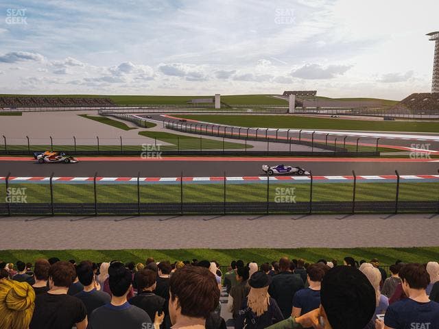 Circuit of The Americas - Section Turn 12 Bleachers 8 Seat View