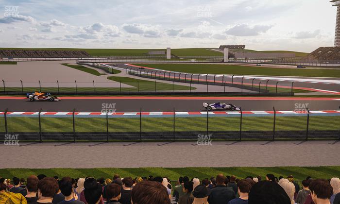 Circuit of The Americas - Section Turn 12 Bleachers 8 Seat View