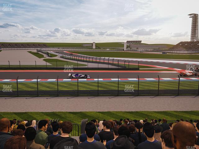 Circuit of The Americas - Section Turn 12 Bleachers 9 Seat View
