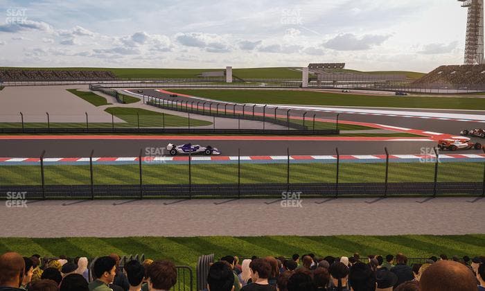 Circuit of The Americas - Section Turn 12 Bleachers 9 Seat View