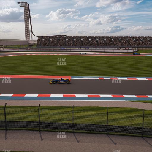 Circuit of The Americas - Section Turn 13 Cabanas Seat View
