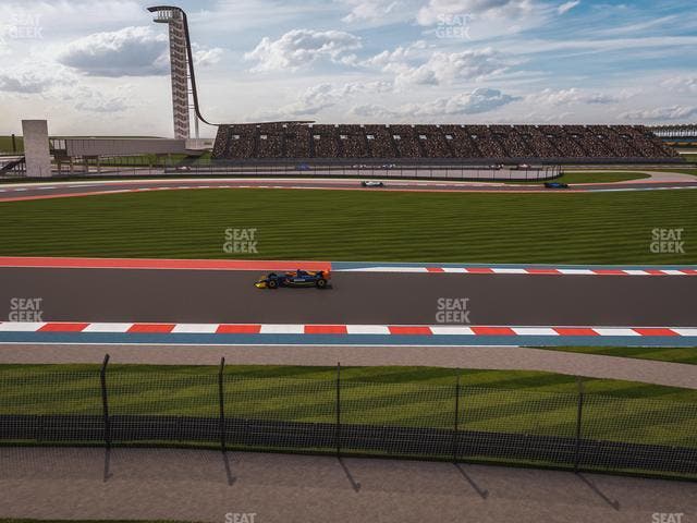 Circuit of The Americas - Section Turn 13 Cabanas Seat View