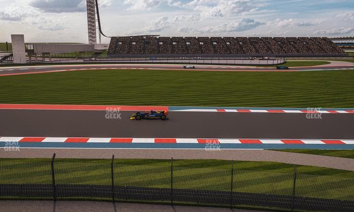 Circuit of The Americas - Section Turn 13 Cabanas Seat View
