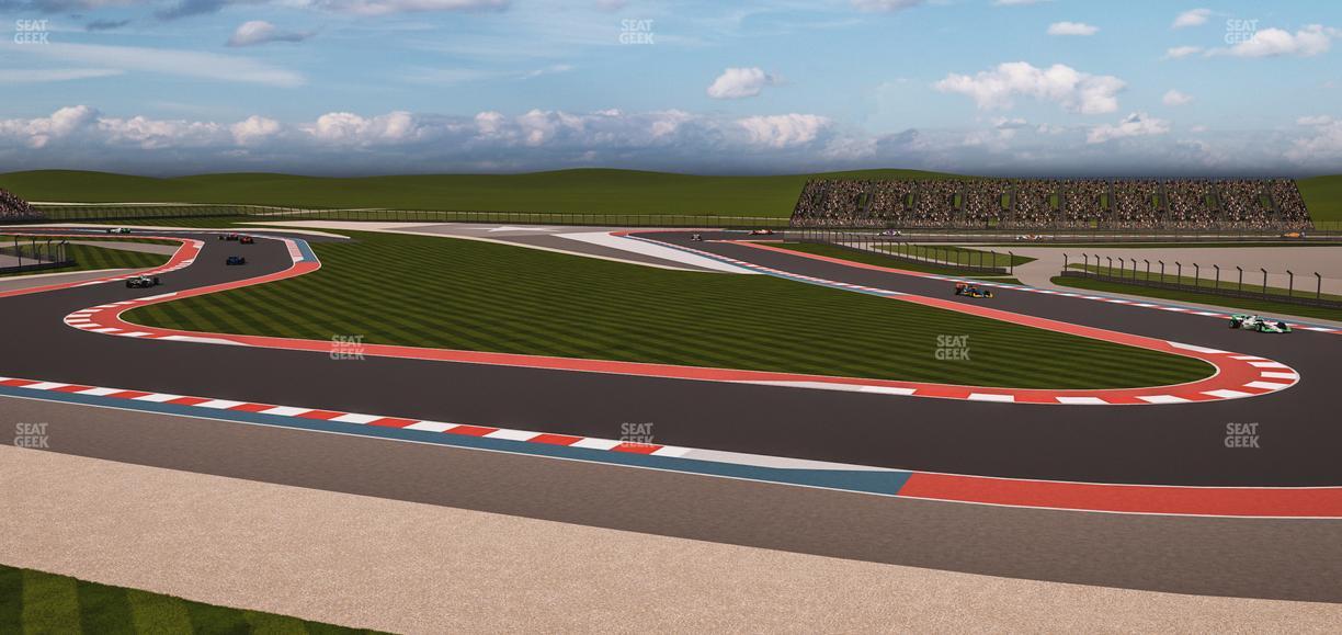 Circuit of The Americas - Section Turn 13 Trackside Suites Seat View