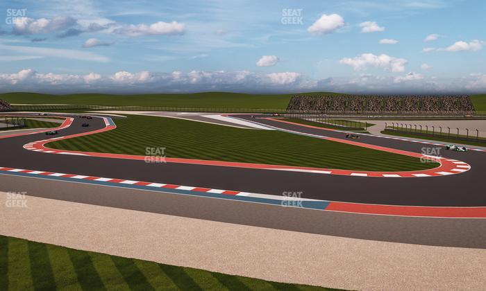 Circuit of The Americas - Section Turn 13 Trackside Suites Seat View