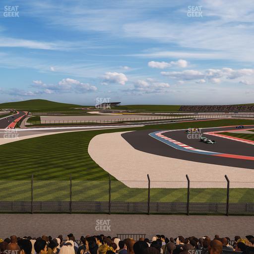 Circuit of The Americas - Section Turn 15 Grandstand 1 Seat View