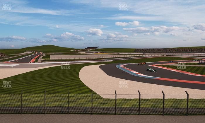 Circuit of The Americas - Section Turn 15 Grandstand 1 Seat View