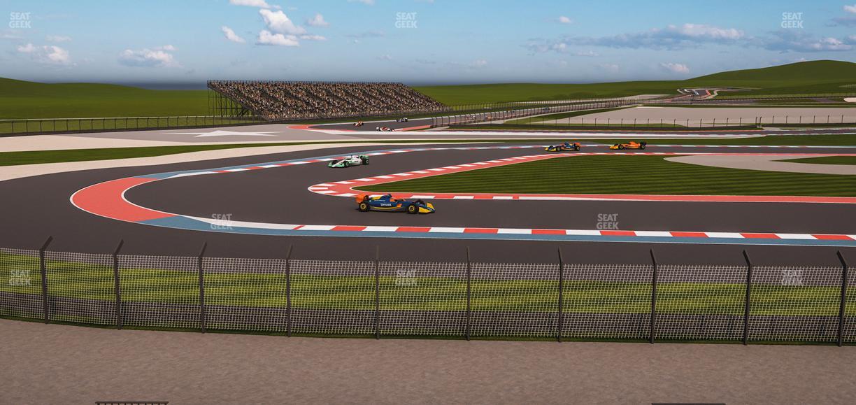 Circuit of The Americas - Section Turn 15 Grandstand 10 Seat View