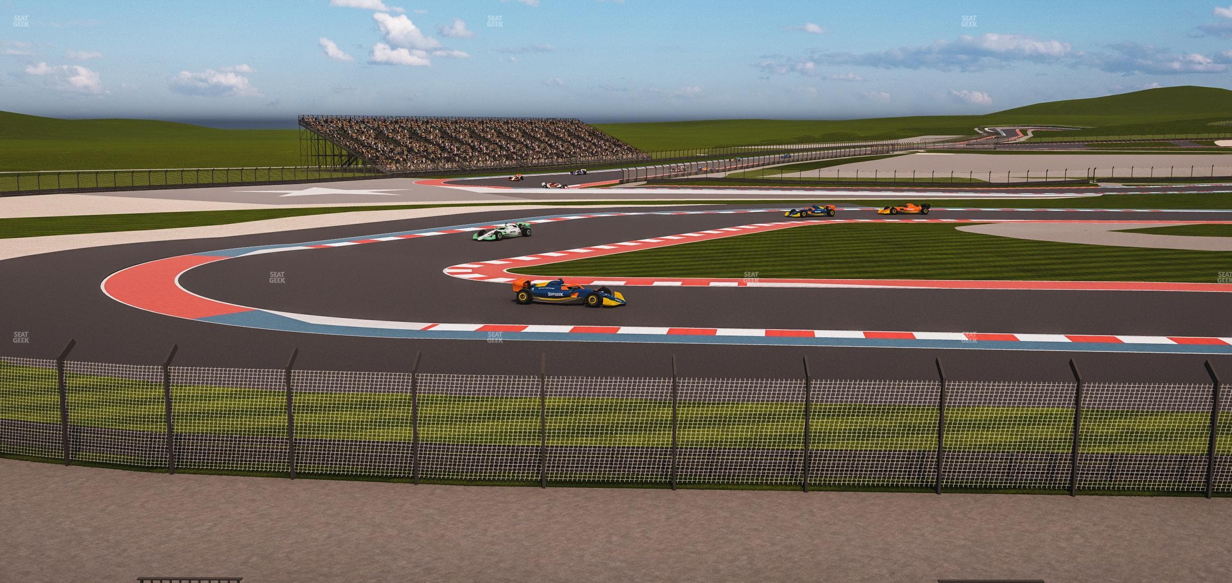 Circuit of The Americas - Section Turn 15 Grandstand 10 Seat View