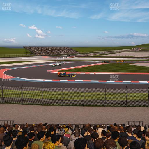 Circuit of The Americas - Section Turn 15 Grandstand 10 Seat View